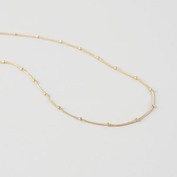 Layered Beaded Chain Choker Necklace - Image 4