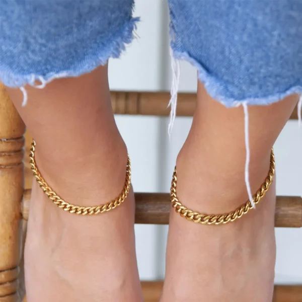 Chunky Cuban Chain Anklet