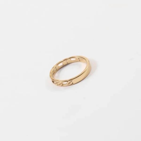 Figaro Link Ring Stacking Rings for Women