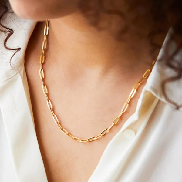 Paperclip Chain Necklace